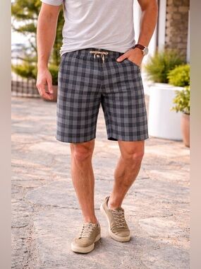 Patagonia Plaid Board Shorts  Size 32